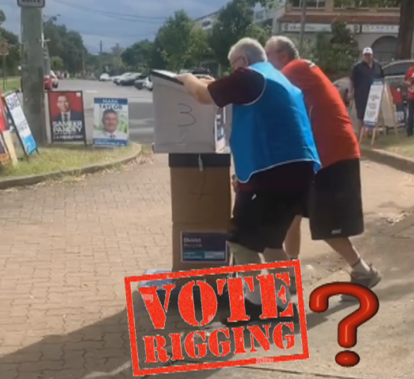 Very BAD optics for the AEC at the NSW Election 2023 – Australia VOTE Rigging